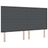 vidaXL LED peatoed LED-ribadega peaga Tumehall 180 cm Korter kangas