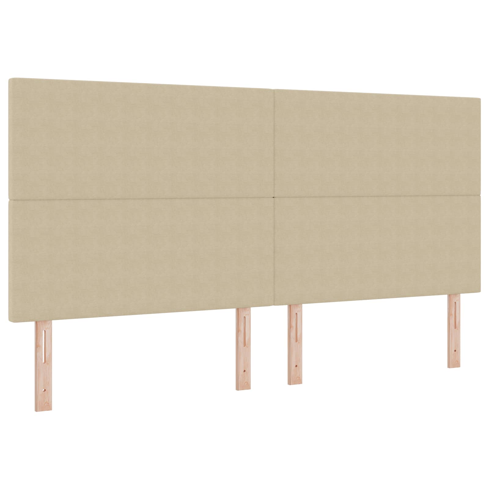 LED glava postelje Siva zelena 200 cm Žametna tkanina - slika 2