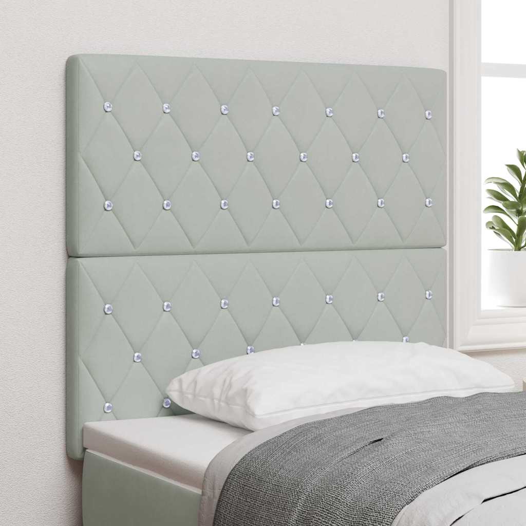 LED Pääty Vaaleanharmaa 90 cm Velvet