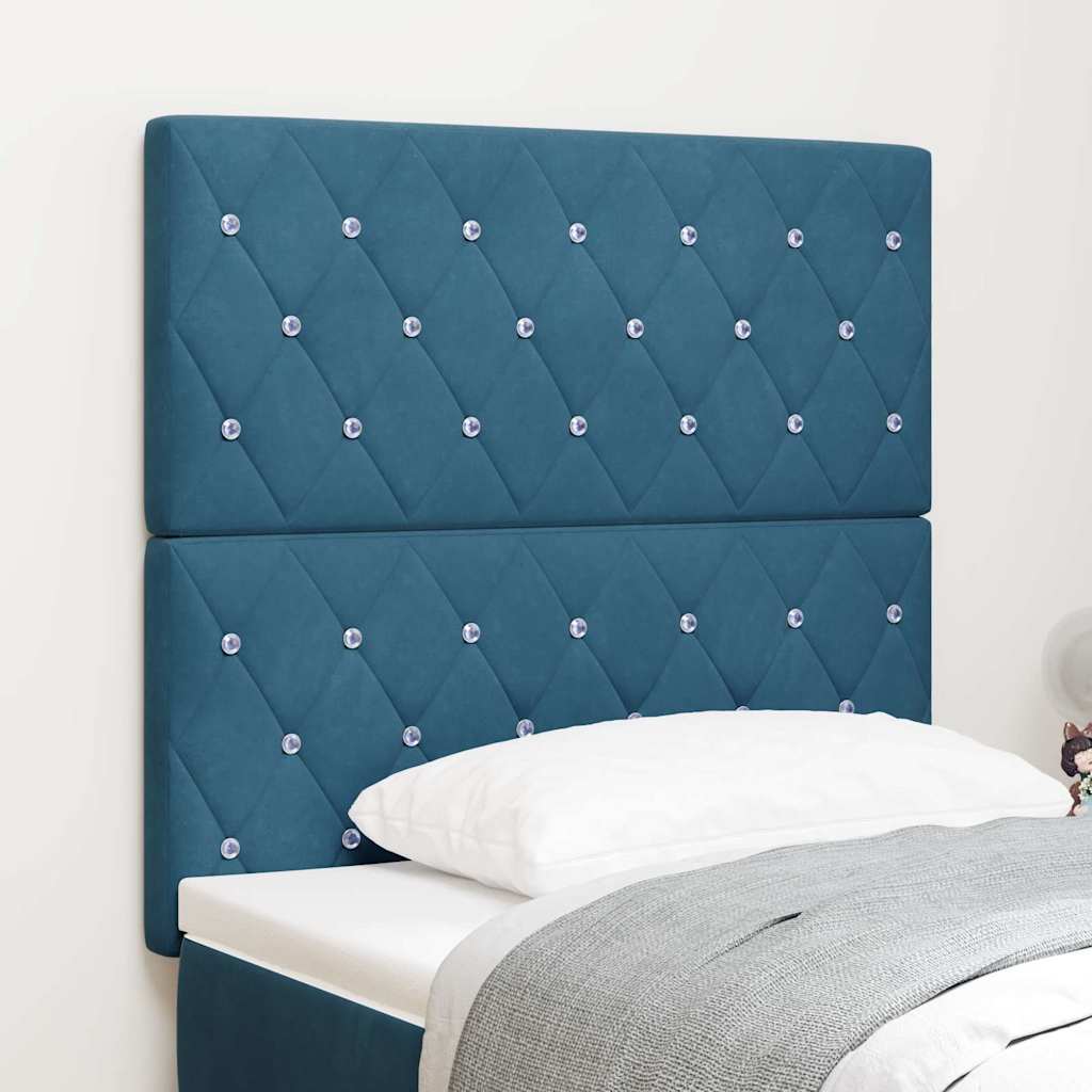 LED Peatoed Tume Sinine 90 cm Samet