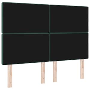 LED hlavová deska s LED pásky s čelo Tmavě zelená 144 cm samet - obrázek 7