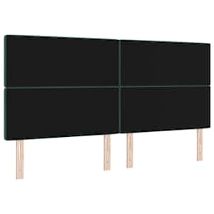 LED hlavová deska s LED pásky s čelo Tmavě zelená 200 cm samet - obrázek 7