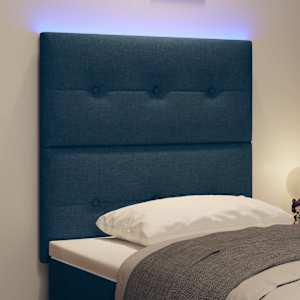 LED hlavová deska s LED pásky s čelo Modrá 90 cm textil - obrázek 4