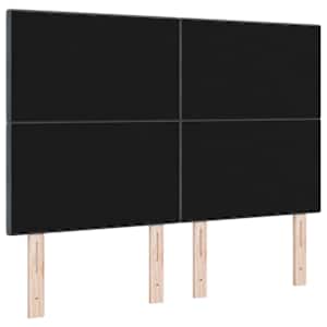 LED hlavová deska s LED pásky Šedý 144 cm samet - obrázek 7