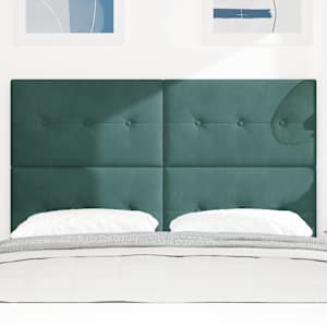 LED hlavová deska s LED pásky Zelená 160 cm samet - obrázek 3