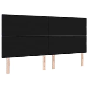 LED hlavová deska s LED pásky Šedý 200 cm samet - obrázek 7