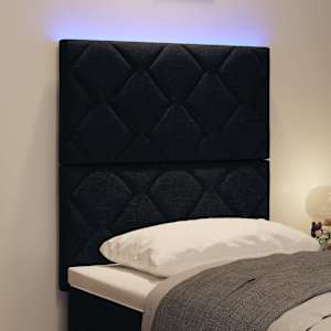 LED hlavová deska Černý 80 cm textil - obrázek 4
