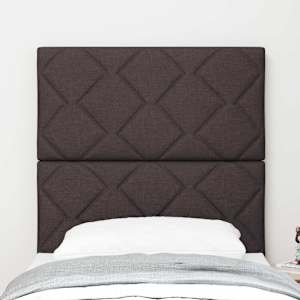 LED hlavová deska Světle šedá 80 cm textil - obrázek 3