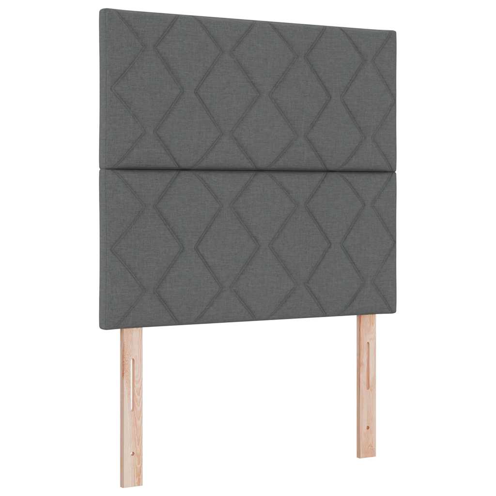 LED pääty timantti lohkomuotoilulla, tummanharmaa 90 cm kangas