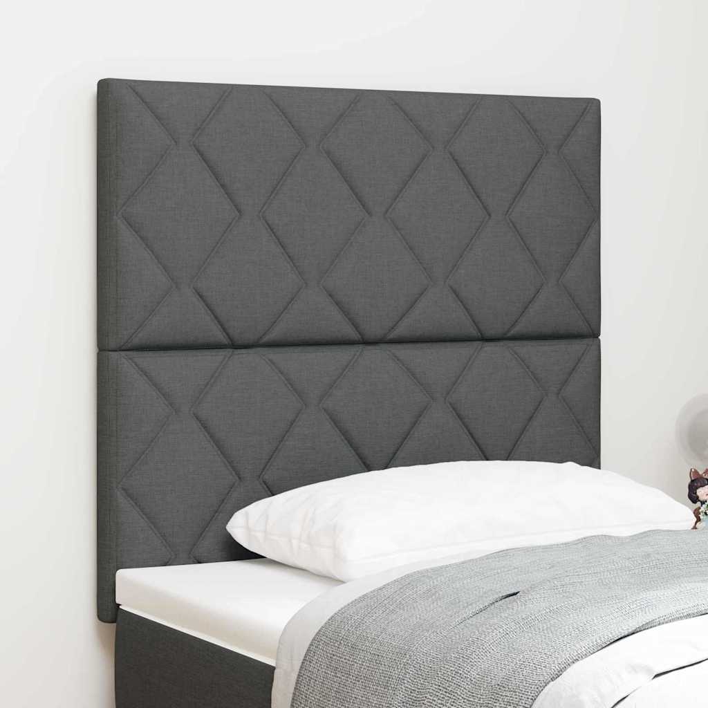 LED-pääty Diamond Blocks -muotoilu Tumma harmaa 100 cm Kangas