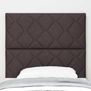LED hlavová deska Hnědá 100 cm textil - obrázek 3
