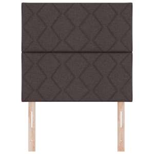 LED hlavová deska Hnědá 100 cm textil - obrázek 5