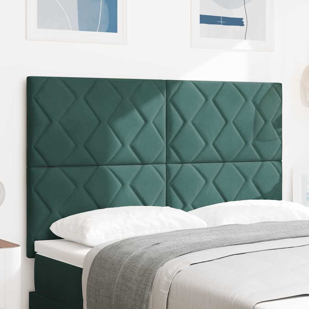 LED Peatoe Diamond Blocks Disain Tume Roheline 144 cm Samet