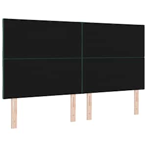 LED hlavová deska Tmavě zelená 180 cm Umělá kůže - obrázek 7