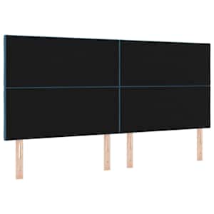 LED hlavová deska Tmavě modrá 200 cm samet - obrázek 7
