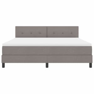 Postel s boxspringem s čelo Taupe 180 x 200 cm textil - obrázek 7