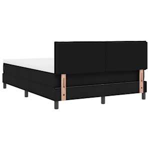 Postel s boxspringem s čelo Černý 160 x 200 cm textil - obrázek 9