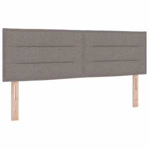 Postel s boxspringem s polštářem Taupe 140 x 190 cm textil - obrázek 6