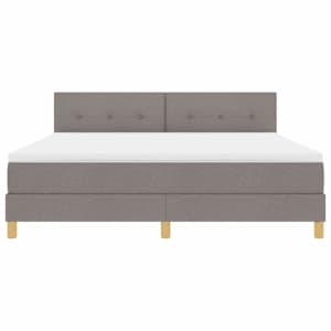 Postel s boxspringem s polštářem Taupe 180 x 200 cm textil - obrázek 7