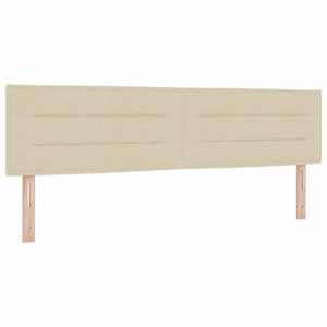 Postel s boxspringem s polštářem Krémová 180 x 200 cm textil - obrázek 6