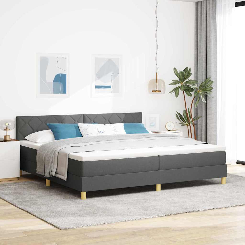 Kastpringi voodi koos madratsiga Tumedashall 200x200 cm Kangas