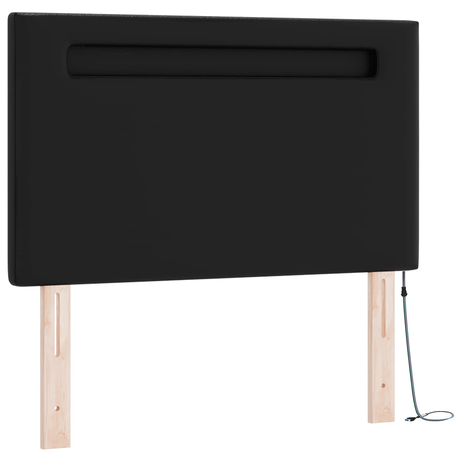 Postel s boxspringem s matrací Černá 120 x 190 cm Umělá kůže - obrázek 7