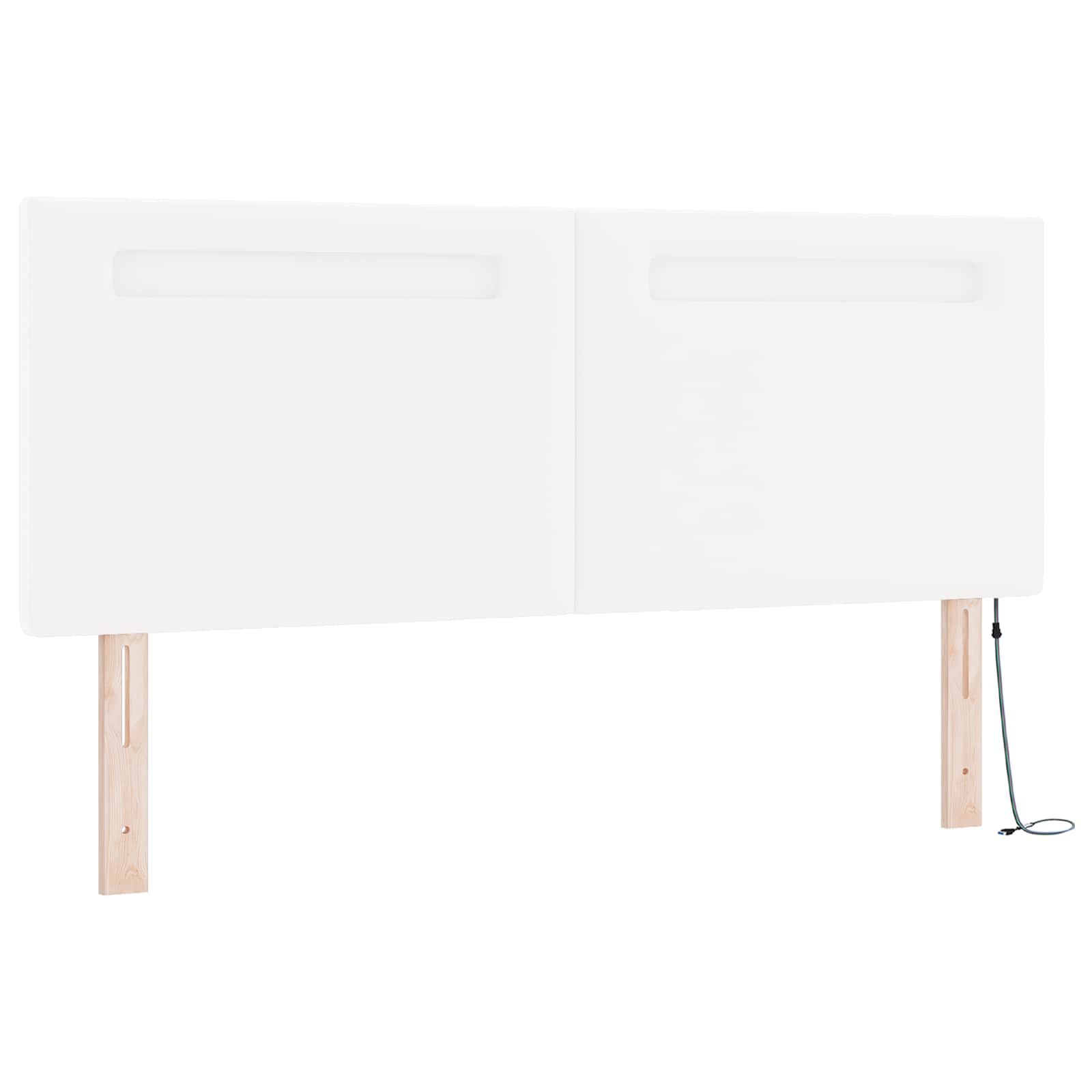 Karbi vedrumadrats madratsiga Valge 160 x 200 cm Kunstnahk 7 Kõik vajalik sinu aeda ja koju! Karbi vedrumadrats madratsiga Valge 160 x 200 cm Kunstnahk - Image 7