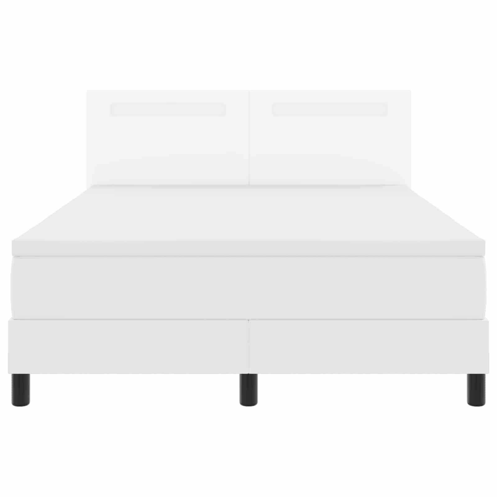 Karbi vedrumadrats madratsiga Valge 160 x 200 cm Kunstnahk 8 Kõik vajalik sinu aeda ja koju! Karbi vedrumadrats madratsiga Valge 160 x 200 cm Kunstnahk - Image 8