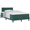 vidaXL Karbi vedrumadrats peaga Tume rohelise 120 x 190 cm Samet