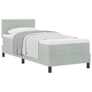 vidaXL Karbi vedrumadrats peaga Helehall 80 x 200 cm Samet