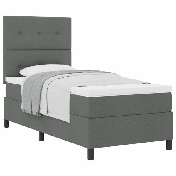 vidaXL Karbi vedrumadrats peaga Tumehall 80 x 200 cm kangas