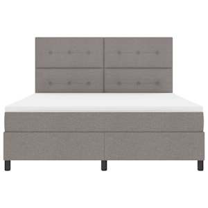 Postel s boxspringem s čelo Taupe 180 x 200 cm textil - obrázek 7
