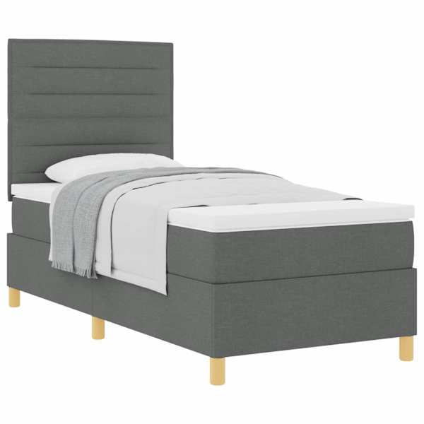 vidaXL Karbi vedrumadrats madratsiga peaga Tumehall 80 x 200 cm kangas