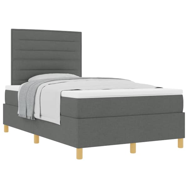 vidaXL Karbi vedrumadrats peaga Tumehall 120 x 190 cm kangas