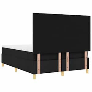 Postel s boxspringem s matrací s čelo Černá 160 x 200 cm textil - obrázek 9
