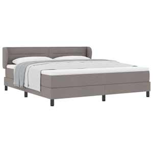 Postel s boxspringem s čelo Taupe 180 x 200 cm textil - obrázek 2