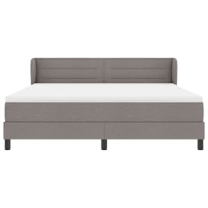 Postel s boxspringem s čelo Taupe 180 x 200 cm textil - obrázek 7