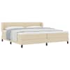 vidaXL Karbi vedrumadrats peaga cream 200 x 200 cm kangas
