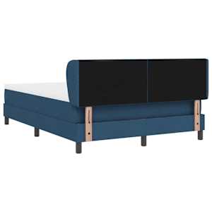 Postel s boxspringem s čelo Modrá 160 x 200 cm textil - obrázek 9