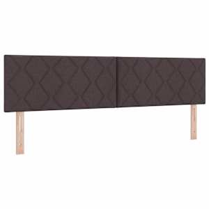 Postel s boxspringem s matrací s čelo Taupe 180 x 200 cm textil - obrázek 5