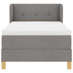 Postel s boxspringem s matrací s čelo Taupe 80 x 200 cm textil - obrázek 7