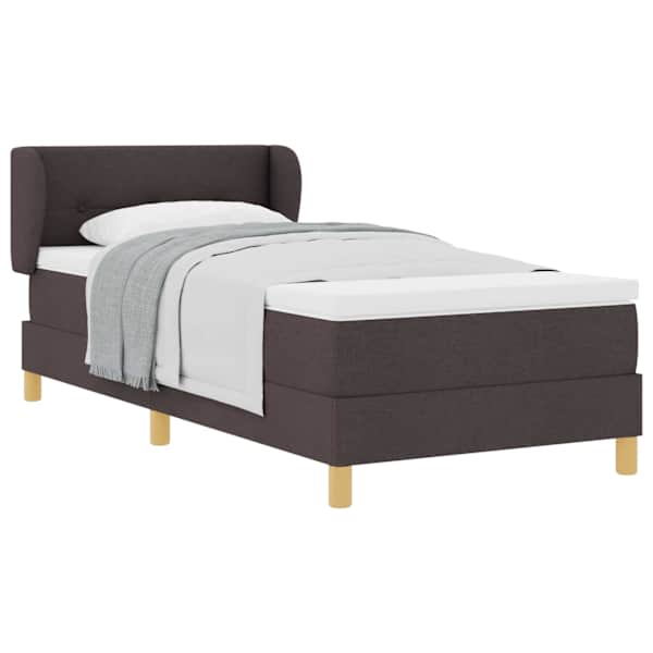 vidaXL Karbi vedrumadrats peaga Tume pruun 100 x 200 cm kangas