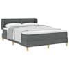 vidaXL Karbi vedrumadrats peaga Tumehall 140 x 190 cm kangas