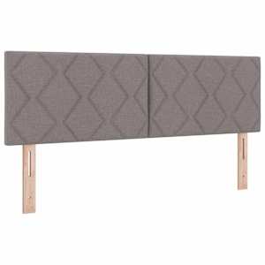 Postel s boxspringem s čelo Taupe 140 x 190 cm textil - obrázek 5