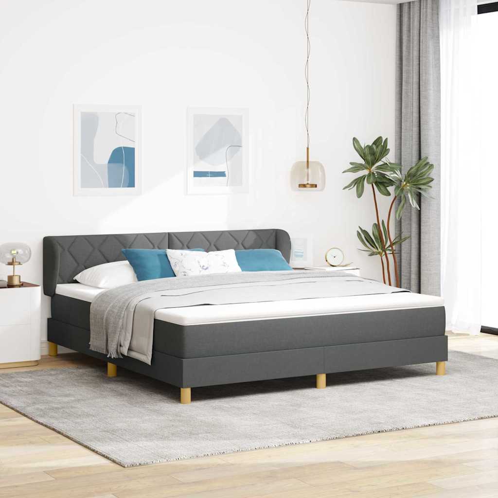 Box Spring Voodi madratsiga - Tumehall, 180x200 cm, Kangas
