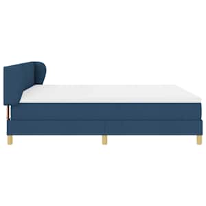 Postel s boxspringem s čelo Modrá 180 x 200 cm textil - obrázek 8