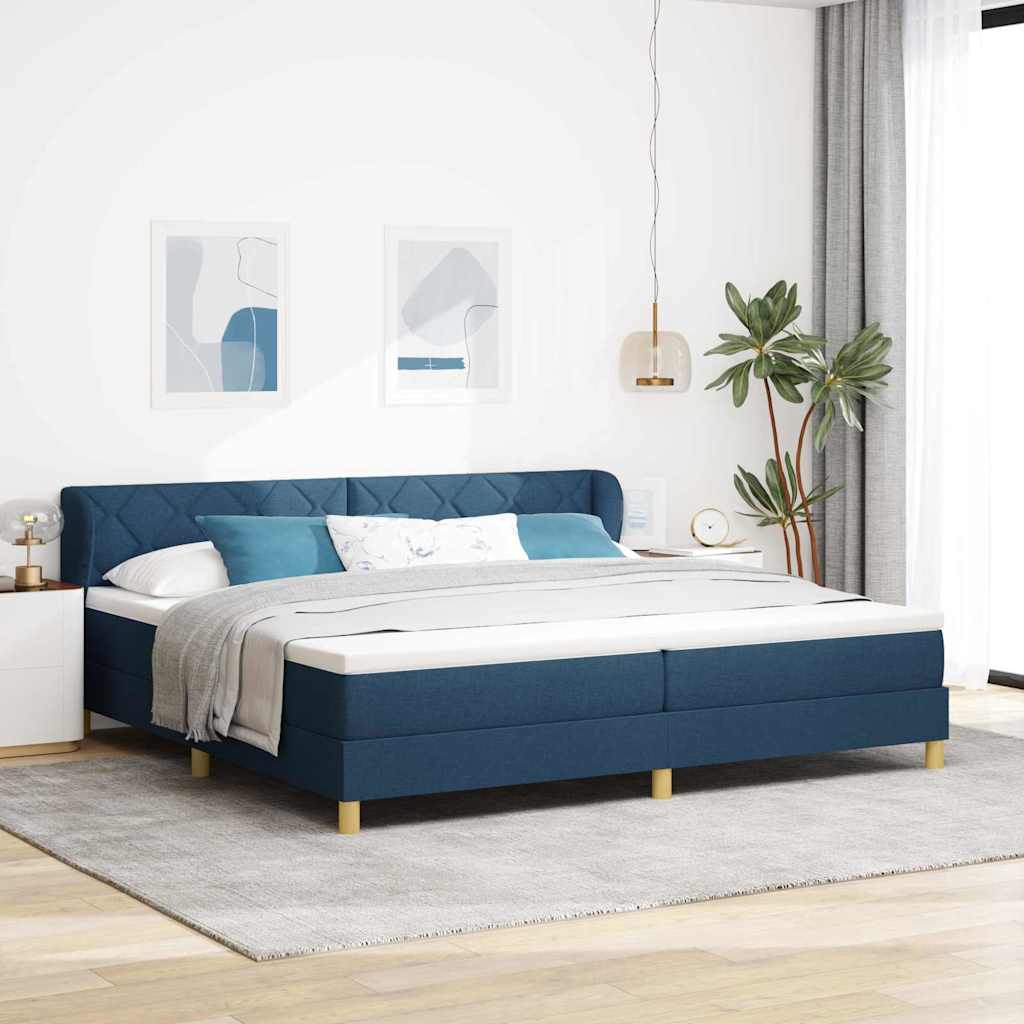Voxspringi Voodi Mattress Sinine 200x200 cm Kangas