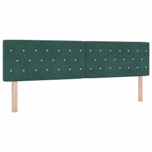 Postel s boxspringem s matrací Tmavě zelená 180 x 200 cm samet - obrázek 5