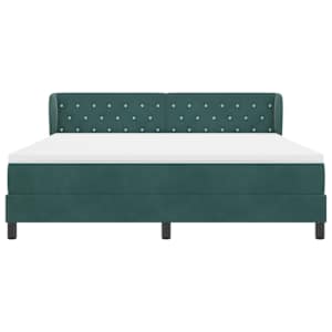 Postel s boxspringem s matrací Tmavě zelená 180 x 200 cm samet - obrázek 7