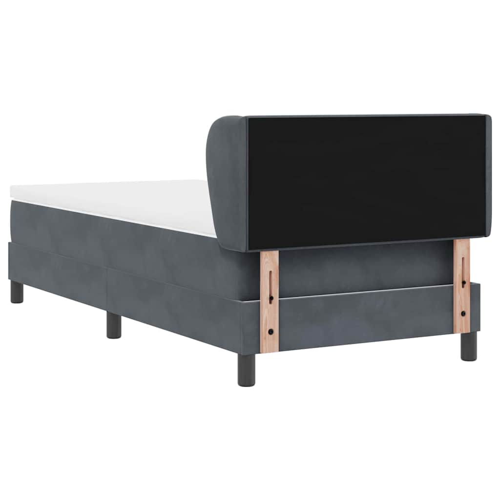 Box Spring Voodi koos Madratsiga Tumehall 80x200 cm Samet peaga 98 Kõik vajalik sinu aeda ja koju! Box Spring Voodi koos Madratsiga Tumehall 80x200 cm Samet peaga - Image 8